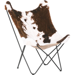 Beliani NYBRO - Fauteuil-Wit-Polyester