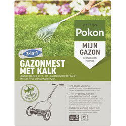 2 stuks - Gazonmest met Kalk 15m2
