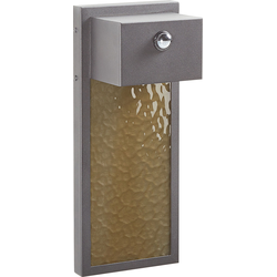 Beliani CARRON - Tuin LED wandlamp-Grijs-IJzer