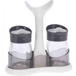 Excellent Houseware Peper en zout vaatjes - strooiers - 80 ml - Peper en zoutstel
