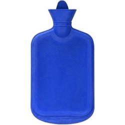 1x Winter waterkruik blauw 2 liter - Kruiken