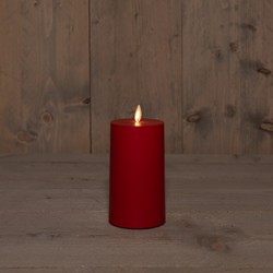 B.O.T. Outdoor Candle Moving Flame 8X13 cm Red 2Xc (500H)