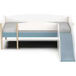 Lot lit toboggan nuage et 2 tiroirs - LONGANE