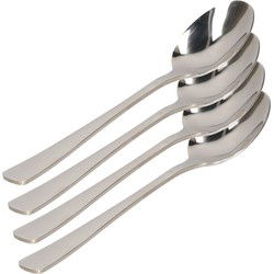 Alpina Theelepeltjes/koffielepeltjes - set van 4x - 14 cm - Theelepels