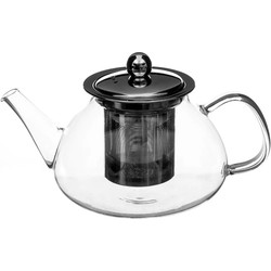 Secret de Gourmet - Theepot - glas/rvs - met filter - 800 ml - Theepotten