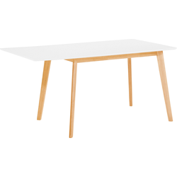 Beliani MEDIO - Inklapbare tafel-Wit-MDF