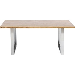 Eettafel Jackie Oak Chrome 160x80