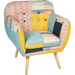 Beliani MELBY - Fauteuil-Multicolor-Polyester