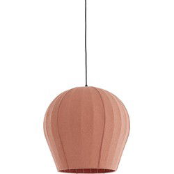 Light & Living - hanglamp - Zagori - roze - textiel - E27 - 2989679