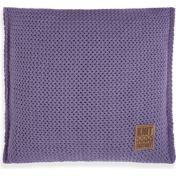Knit Factory Maxx Sierkussen - Violet - 50x50 cm - Inclusief kussenvulling