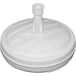 EDA Ronde parasolvoet - wit - D42 cm - 13 liter - Parasolvoeten