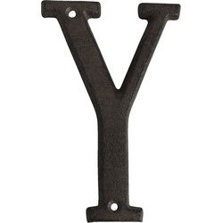 Clayre & Eef IJzeren Letter Y Bruin IJzer