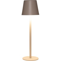 Portable lamp 36,5x11 cm mat zand