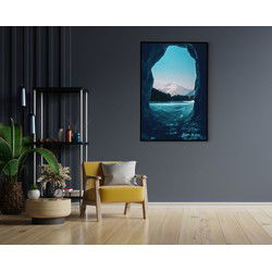 Muurwerken Akoestisch Schilderij - Winter dreams - Geluidsdempend Wandpaneel - Wanddecoratie - Geluidsisolatie - BASIC (AW 0.65) S (50X70)