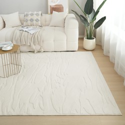 Modern vloerkleed - Mystic Grooves Crème - 160 x 230 cm