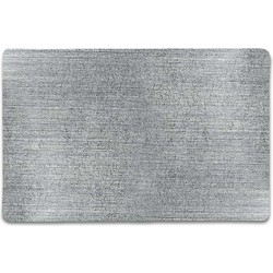 Unique Living | Placemat Metallic | Rechthoekig | Polyester | Zilver | 30x45cm