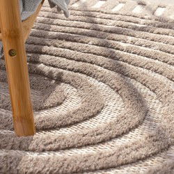 Binnen & Buitenkleed - Vloerkleed Livotta Japandi - Beige - 140x200 cm