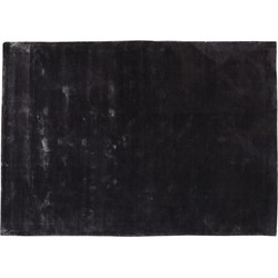 PTMD Flavia Black viscose handwoven carpet S