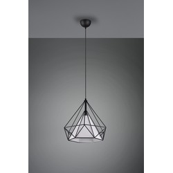 Moderne Hanglamp  Babette - Metaal - Zwart