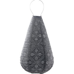 LUMIZ Solar tuinverlichting Topaze Drop - 28 cm - Donker Grijs