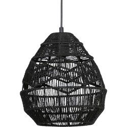 WOOOD Exclusive Adelaide Hanglamp Zwart Ø25cm