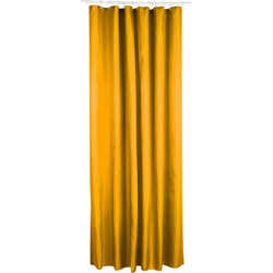 5Five Douchegordijn - geel - polyester - 180 x 200 cm - inclusief ringen - Douchegordijnen