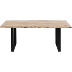 Kare Eettafel Harmony Acacia Black 200x100 cm