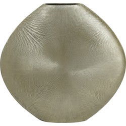 PTMD Tiro Gold Aluminium Gold Pot Oval Stripe Pattern
