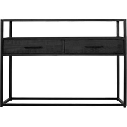 Benoa Jax 2 Drawer Console Table Black 120 cm