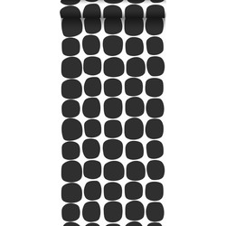 ESTAhome behang grafisch motief zwart wit