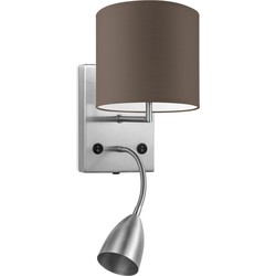 wandlamp read bling Ø 16 cm - taupe