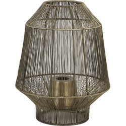 Light & Living - Tafellamp VITORA - Ø37x46cm - Brons