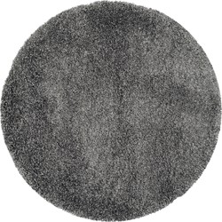 Safavieh Shaggy Indoor Woven Area Rug, California Shag Collection, SG151, in Dark Grey, 122 X 122 cm