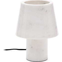 Kave Home - Tafellamp Alaro van wit marmer