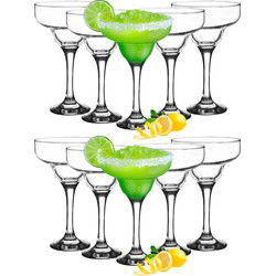 Glasmark Cocktail glazen - 12x - margarita - 300 ml - glas - Cocktailglazen