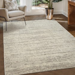 Relax Oslo - Laagpolig Effen Vloerkleed - Modern Tapijt - Creme- 120x170 CM