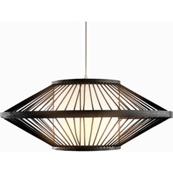 Fine Asianliving Bamboe Hanglamp Zwart Handgemaakt - Damian