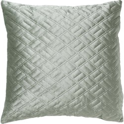 Dutch Decor NOVA - Kussenhoes velvet Jadeite 45x45 cm - groen - Dutch Decor