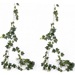 2x Kunstplant klimop slingers 205 cm UV - Kunstplanten