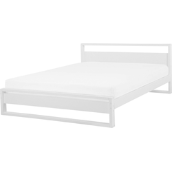 GIULIA  - Tweepersoonsbed - Wit - 160 x 200 cm - Dennenhout