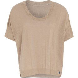 Knit Factory Senna Gebreide Top - Linnen - 36/44