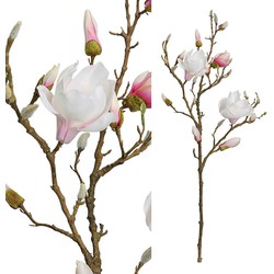 PTMD Magnolia Bloem Kunsttak - 53 x 20 x 99 cm - Licht roze