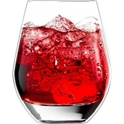 Excellent Houseware Drinkglas - 1x - transparant - kunststof - 515 ml - Drinkglazen