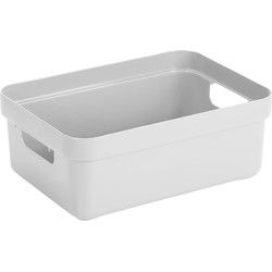 Sunware Opbergbox - kunststof - wit - 9 liter - Opbergbox
