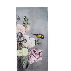 Jet Originals Katoen Velours Handdoeken - 2 stuks - Floral Animal - 50x100