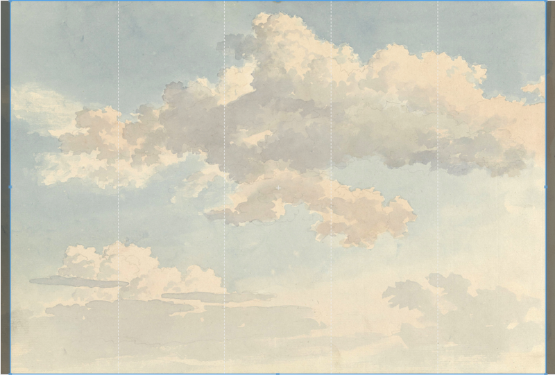 Monnik Bedankt Macadam Behang Wolken Schets Origineel - 330x230cm - House of Fetch - maatwerk -  House of Fetch - | HomeDeco.nl