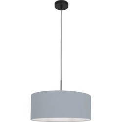 Steinhauer hanglamp Sparkled light - zwart - metaal - 50 cm - E27 fitting - 3924ZW
