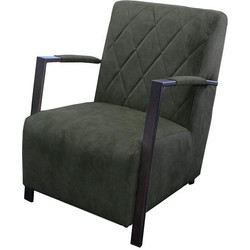 Fauteuil - Isabella - velours Adore Hunter groen 156