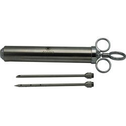 4cookz® BBQ Marinadeinjector RVS 120ml inclusief 2 naalden