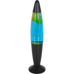 Mexlite - tafellamp - Volcan - zwart - glas metaal - Ø 9cm - E14 - 3116ZW